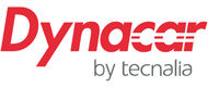 Logotipo de DYNACAR: advanced research full electric vehicle